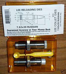 LEE 7.62x39 Russian Rifle Collet DIE SET, NEW # 90701  