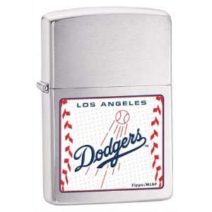  Zippo Los Angeles Dodgers Brushed Chrome Lighter Kitchen 