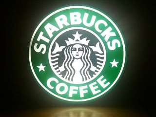 10 Pcs Starbucks Coffee Cafe Store Pub Display Neon Light Box Bar Sign 