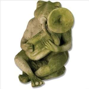   OrlandiStatuary Animals Frog Singing Jazz Tuba Statue