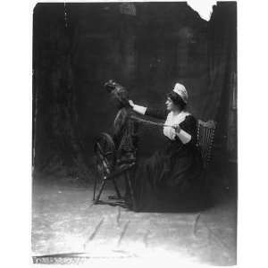  Priscilla spinning,1901,Spinning Wheel,woman