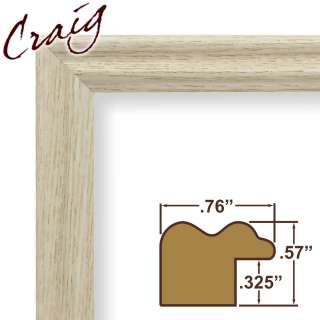 White Custom Wood Picture Frames (Square Sizes)  
