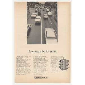  1965 Syracuse NY Crouse Hinds Traffic Detector Print Ad 