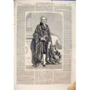  Portrait Cubitt Lord Mayor Mayall London Print 1860