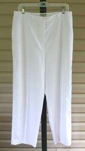 TRAVELSMITH Travel Smith Gorgeous Pure White Pants 18  