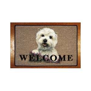  West Highland Terrier Decorative Mat: Home & Kitchen