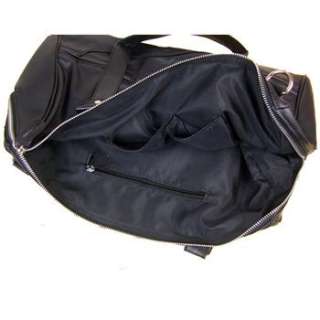 NEW Black Mans PU Leather Shoulder Backpack Bag AP42  