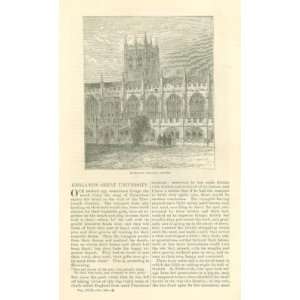  1898 England Oxford University Magdalen College 