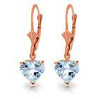 8K Rose Gold Plated Stencil Hearts Dangle Earrings  