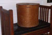 Original Vintage Cheese wheel/pantry box/Large/Wood  