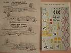 72 B 17 Flying Fortress Repliscale decals