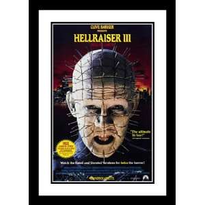  Hellraiser 3 Hell On Earth 32x45 Framed and Double Matted 