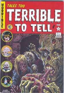 TALES TOO TERRIBLE TO TELL 1 HTF 1ST EDITION FAMOUS MONSTERS NM  