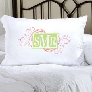 Personalized Monogrammed Pillow Case Pillowcases Custom  
