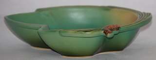 Roseville Pottery Pine Cone Ash Tray 497  