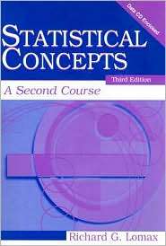 Statistical Concepts A Second Course, (0805858504), Richard G. Lomax 
