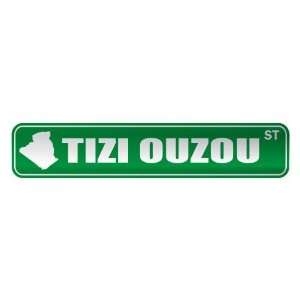   TIZI OUZOU ST  STREET SIGN CITY ALGERIA