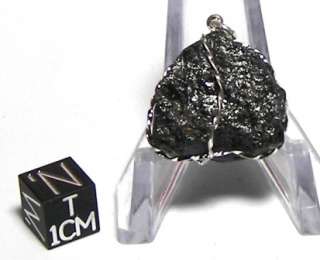  you a sharp looking indochinite tektite pendant from thailand although