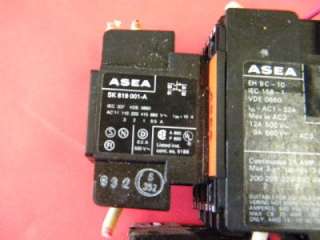 Asea EH9C 10 Contactor,RVH22 Relay, SK819001A Contact  