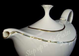 Lenox China LAURENT Ivory Teapot Tea Pot ~ Minty  