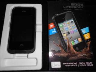   LP iPH4 CS 1 BL 1 LifeProof Case for Apple iPhone 4 and 4S Black *A85