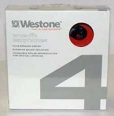 Westone 4 Quad Driver True Fit In Ear Earphones 602353792979  