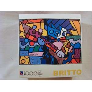  Britto 1000 Piece Jigsaw Puzzle Boy With Guitar 