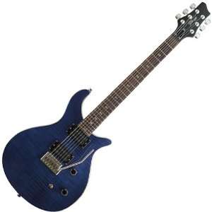 NEW EXOTIC CUTAWAY FLAMED MAPLE BLUE ELECTRIC GUITAR 