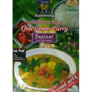 Ramwong Instant (Just add water) Authentic Thai GREEN Curry Sauce 1.94 