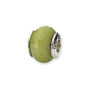  Natural Apple Green Quartz Stone Charm Jewelry
