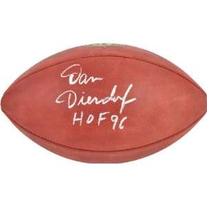  Dan Dierdorf Autographed Football  Details Arizona 