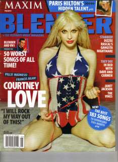 COURTNEY LOVE Blender Magazine 5/04 CARMEN ELECTRA  