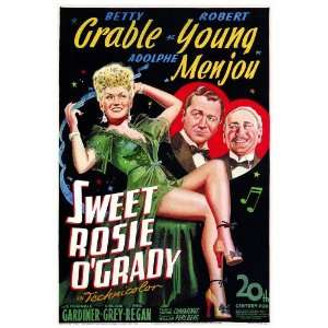  Sweet Rosie O Grady (1943) 27 x 40 Movie Poster Style A 