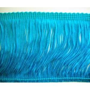  4 Long Turquoise Chainette Fringe Trim 015 Sold By The 