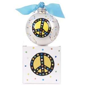  Personalized Peace Sign Christmas Ornament: Home & Kitchen