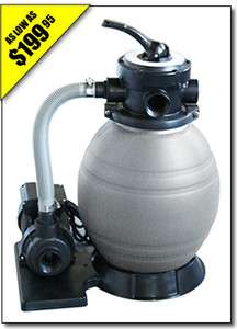   12” FILTER SYSTEM WITH ½ HP PUMP FOR INTEX STYLE ABOVE GROUND POOLS