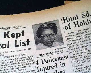 MARTIN LUTHER KING JR. NY Murder Attempt 1958 Newspaper  