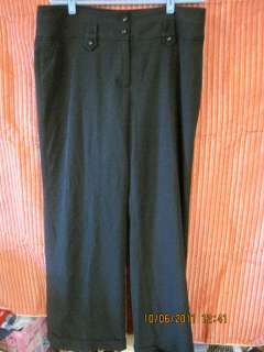ESSENTIALS BY ABS BLACK PANTS, SIZE 14, CLASSIC LOOK, THANKS  