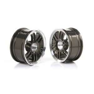   RC On Road Car Aluminum Alloy Wheels (Gray and White): Everything Else