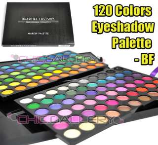 BF 120 Color Eyeshadow Makeup Palette 12 brushes  #182  