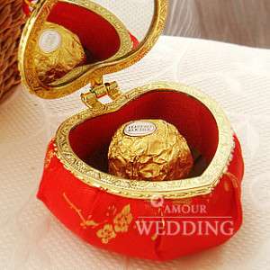 10 Party Wedding Gift Favor Candy Box Jewellery Case Chinese Style 