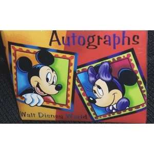  Walt Disney World Autograph Book: Everything Else