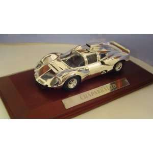  Altaya 1/43 Scale Chrome Plated Chaparral 2D Model Car On 