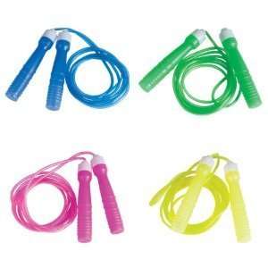  Neon Jump Rope Assortment (12 pcs): Toys & Games