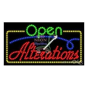  Alterations LED Business Sign 17 Tall x 32 Wide x 1 