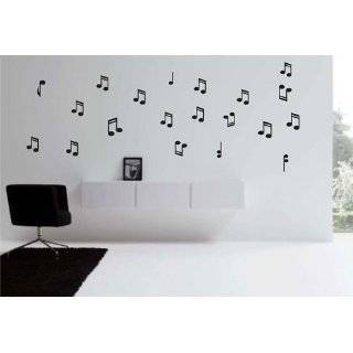  Vinyl Wall Art Decal Sticker Saxophone with Music Notes 
