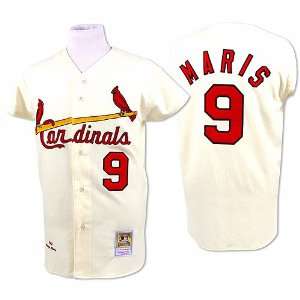   Cardinals Authentic 1967 Roger Maris Home Jersey by Mitchell & Ness
