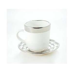  Michael Wainwright Truro Platinum Cup and Saucer: Home 