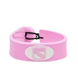    New York Rangers NHL Pink Hockey Bracelet: Sports & Outdoors