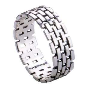   .925 Thai Silver Mens Cool Jewelry Ring Accessory 